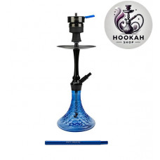 Hookah Amy Deluxe 128.02 Alu Bubble S - black-blue