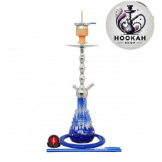 Hookah Amy DeLuxe 640 - color steel-blue