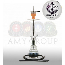 Hookah Amy DeLuxe 690 R Cityscape - black-silver