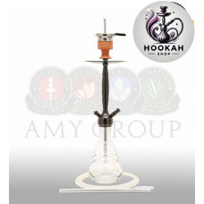 Hookah Amy DeLuxe 690 R Cityscape - color steel-transparent