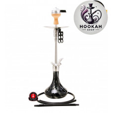 Hookah Amy DeLuxe SS 05 Feather Steel Plus - black