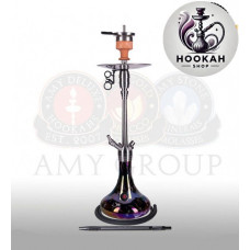 Hookah Amy DeLuxe SS 05 R Feather Steel Plus - black