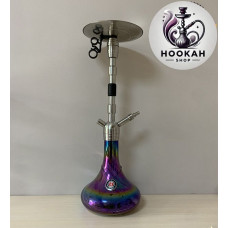 Hookah Amy DeLuxe SS 06 R Dark Steel Plus - black