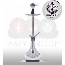 Hookah Amy DeLuxe SS 09 Plus Stick Steel - transparent color