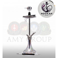 Hookah Amy Deluxe SS 09 R Plus Stick Steel - color transparent