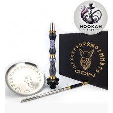 The mine for a hookah of Sunpipe Odin Art - color black - silver