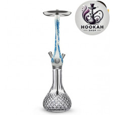 Hookah of Wookah Arctic Blue Crystal Check (vuka Artek to Christal's bl check)