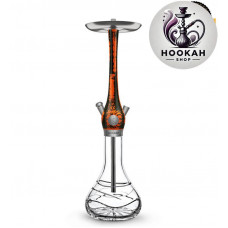 Hookah Wookah Black Orange Crystal Waves