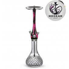 Hookah Wookah Black Pink Crystal Check