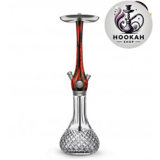 Hookah of Wookah Red Black Crystal Check (vuka red black Christal check)