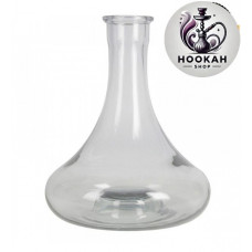 Flask Amy Deluxe SS with neck - color transparent