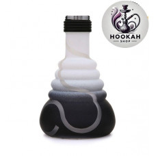 Flask for a hookah of Amy 4 stars 450 - color black-white