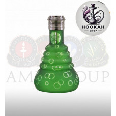 Flask for a hookah of Amy 4 stars 460 - color green