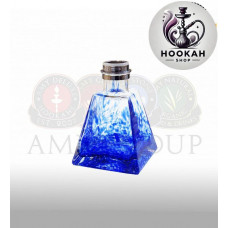 Flask for a hookah of Amy Deluxe 039 - color blue