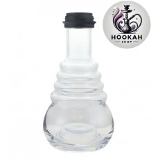 Flask for a hookah of Amy Deluxe 630 Click - color transparent