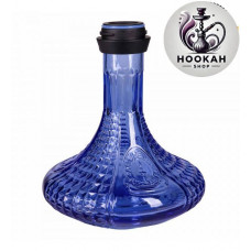 Flask for a hookah of AMY DELUXE & quot; Alu Luna" 068.02 - blue-black color