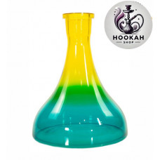 Flask for a hookah of Sky Hookah Cyclone - color yellow-blue