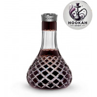 Flask for a hookah of Wookah Crystal Check Brown Click (Christal's vuk the check Brian of cliques)