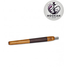 Leather mouthpiece of Wookah Wooden Leather - color light - a tree