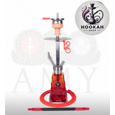 Hookah Amy Deluxe SS 18.02 Crystalica - red