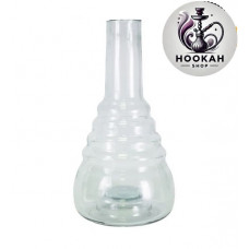 Universal flask for hookahs Amy, Kaya - transparent color