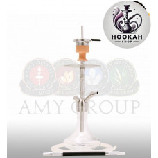 Hookah Amy Deluxe SS 12 Little Palm - color transparent