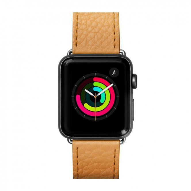 Strap LAUT MILANO for Apple Watch 42/44/45 mm (Series SE/7/6/5/4/3/2/1) - Ocher (LAUT_AWL_ML_BR)