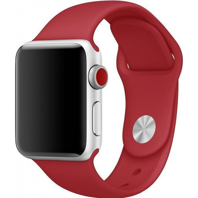 STR Sport Band for Apple Watch 38/40/41 mm (Series SE/7/6/5/4/3/2/1) (S/M and M/L) - Red