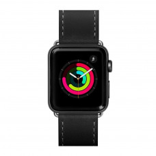 Strap LAUT SAFARI for Apple Watch 42/44/45 mm (Series SE/7/6/5/4/3/2/1) - Black (LAUT_AWL_SA_BK)