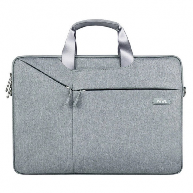 Cумка WIWU Gent Brief Case for MacBook 13.3 inch - Light Gray