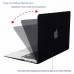 Пластиковый матовый чехол-накладка STR Matte Hard Shell Case for MacBook Air 13 (2012-2017) - Black