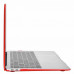 Пластиковый матовый чехол-накладка STR Matte Hard Shell Case for MacBook Air 13 (2018-2020) - Red