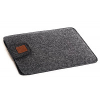 Gmakin Felt Sleeve for MacBook Pro Retina 15 (2012-2015) / Pro 15 (2016-2019) / Pro 16 (2019) / Pro 16 (2021) M1 - Black (GM56-15)