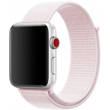 Nylon STR Sport Loop Band for Apple Watch 38/40/41 mm (Series SE/7/6/5/4/3/2/1) - Pearl Pink