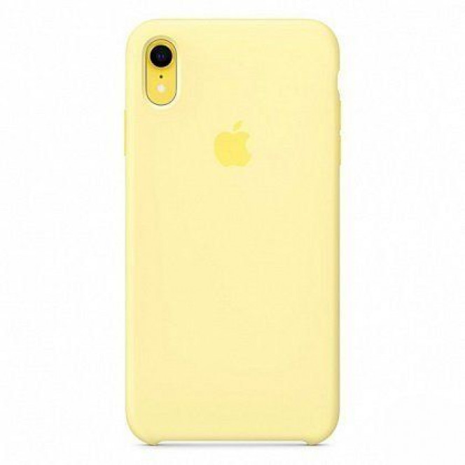 STR Silicone Case (HQ) for iPhone XR - Mellow Yellow