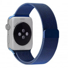 Metal strap STR Milanese Loop Band for Apple Watch 38/40/41 mm (Series SE/7/6/5/4/3/2/1) - Blue