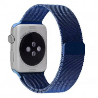 Металлический ремешок STR Milanese Loop Band for Apple Watch 42/44/45 mm (Series SE/7/6/5/4/3/2/1) - Blue