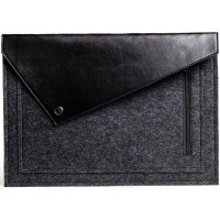 Gmakin Felt Flip Case for MacBook Pro 13 (2016-2020) / Air 13 (2018-2020) - Black (GM57-13New)