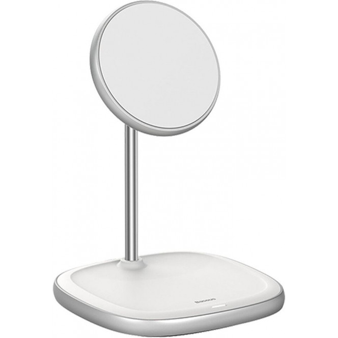 Wireless Charging with MagSafe Baseus Swan Magnetic 15W - White (WXSW-02)