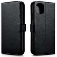 Чехол-книжка iCarer Nappa Wallet Case for iPhone 11 Pro Max - Black (RIX1112)