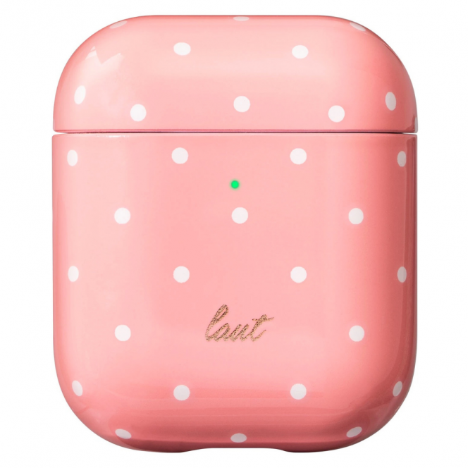 LAUT DOTTY 360 Pattern Protective Case for AirPods - Pink (L_AP_DO_P)