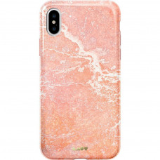 Case LAUT Huex for iPhone X - Pink Marble (LAUT_IP8_HXE_MP)