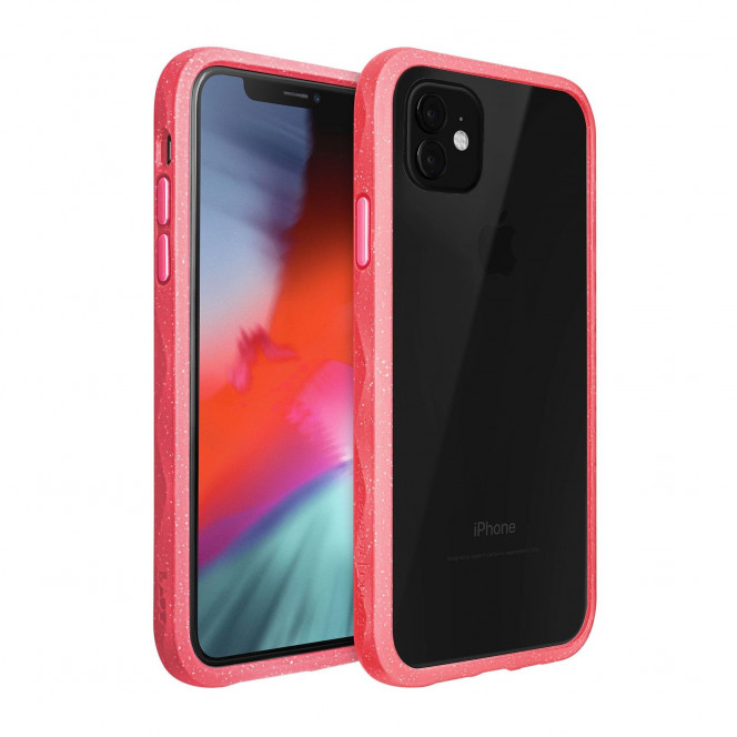 Чехол-накладка LAUT CRYSTAL MATTER , для iPhone11 (2019), Кораловый