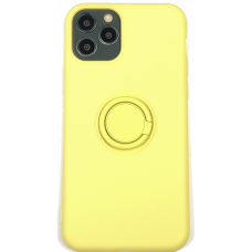 Чехол с кольцом-держателем STR Ring Holder для IPhone 11 Pro - Yellow