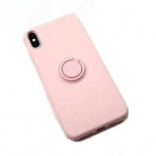 Чехол с кольцом-держателем STR Ring Holder для IPhone XR - Pink Sand