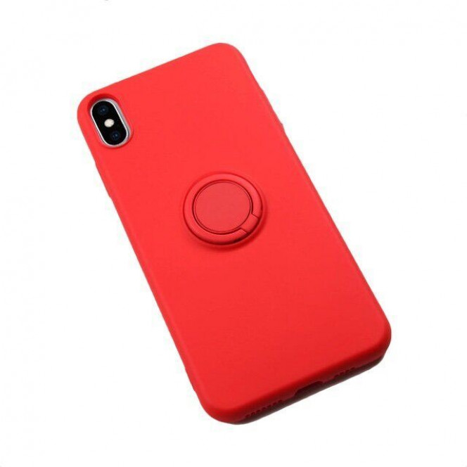 STR Ring Holder Case for IPhone XR - Red