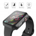 Case with protective glass STR for Apple Watch 42 mm - Black