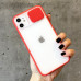 STR Clear Slide Camera Case for iPhone 12/12 Pro - Red