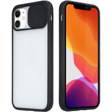 Чехол с защитой камеры STR Clear Slide Camera для iPhone XR - Black