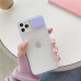 Чехол с защитой камеры STR Clear Slide Camera для iPhone XR - Purple